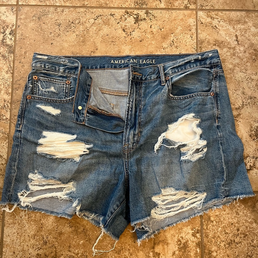 American Eagle Outfitters Distressed Denim Shorts